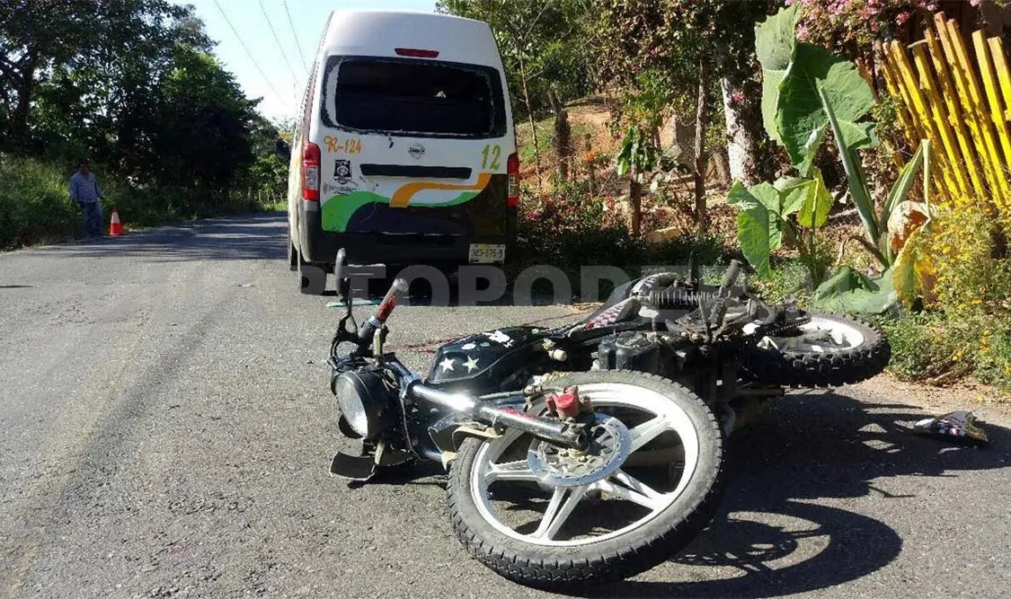 Motociclistas terminaron en el hospital