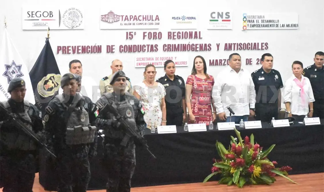 Aplicarán programa antipandillas en la Frontera Sur