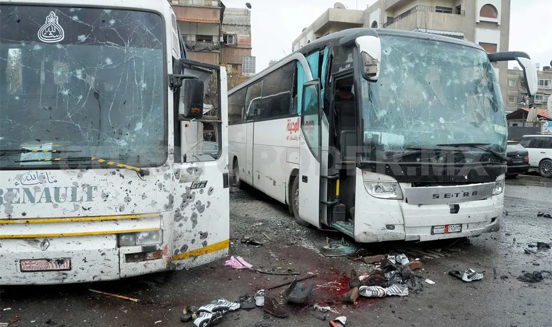 Doble atentado en Damasco deja al menos 40 muertos