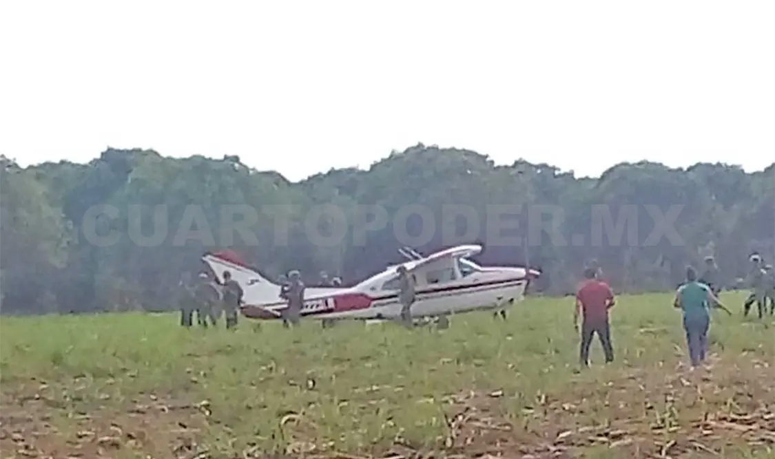 Aseguran media tonelada de cocaína en avioneta