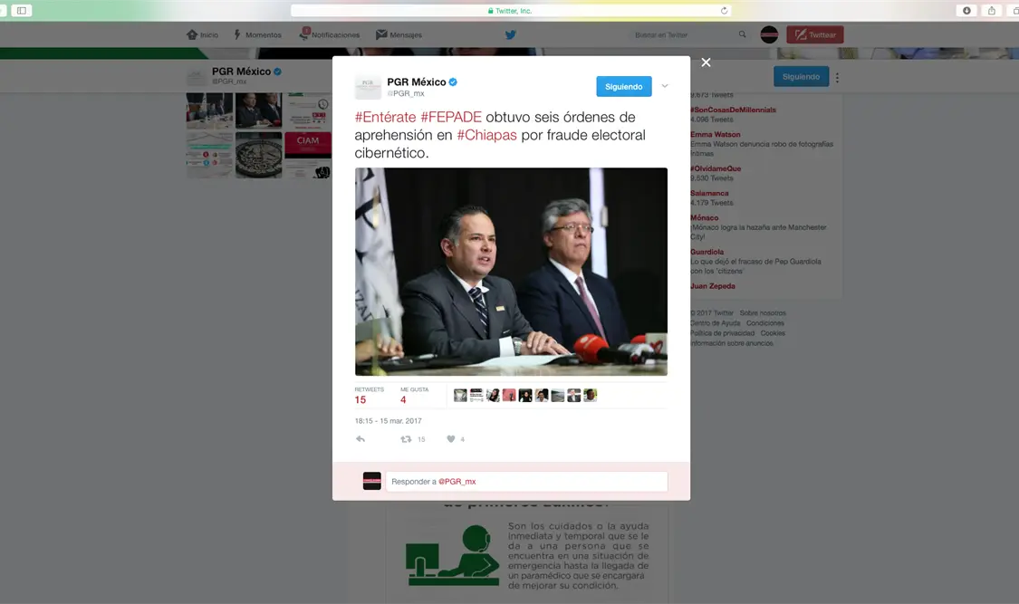 Capturan a exconsejera del IEPC, pendientes cinco ordenes de detención