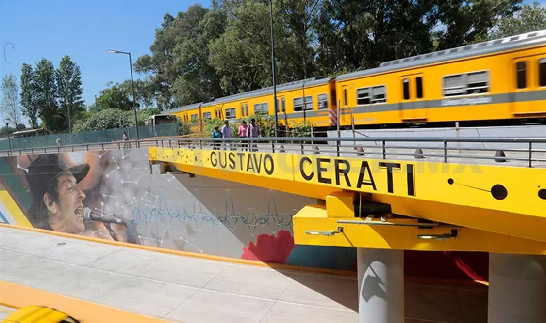 Dedican puente a Gustavo Cerati