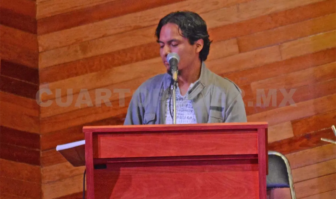 Escritor Miguel Ruiz Gómez becario del Pecda. Cortesía