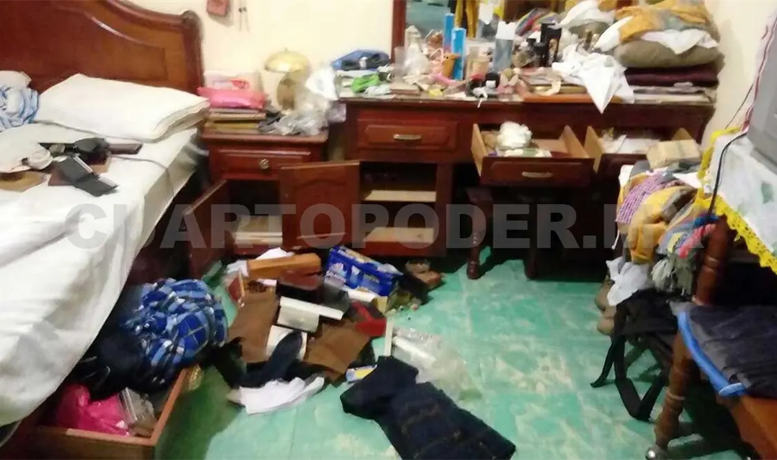 Cacos visitan un domicilio