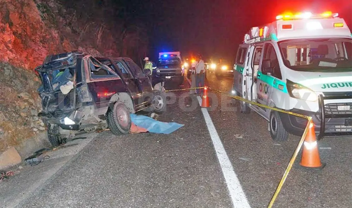 Un muerto y cuatro heridos en accidente