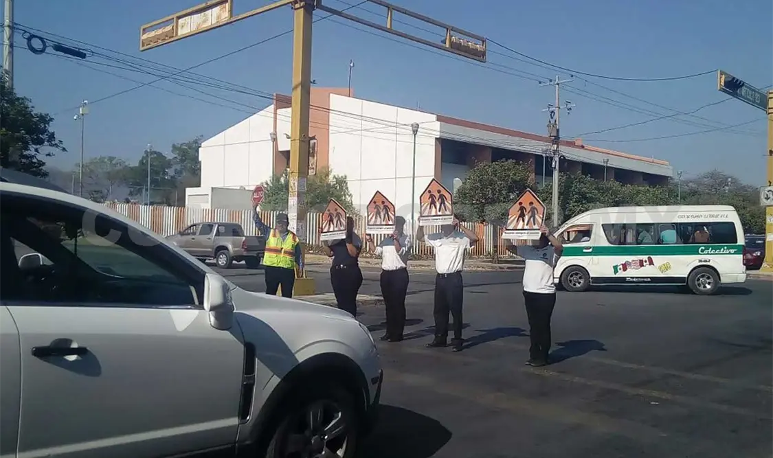 Implementan campaña Respete al Peatón