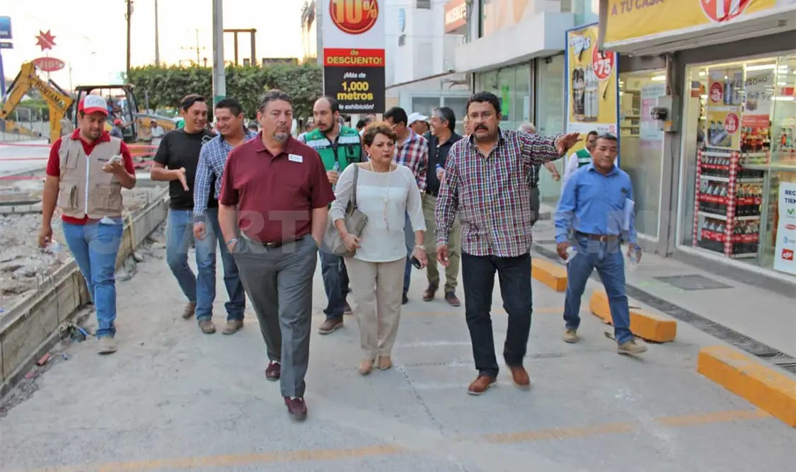Autoridades recorren obras del Bulevar Belisario Domínguez