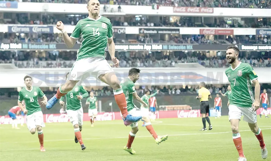 México gana y es líder rumbo al mundial