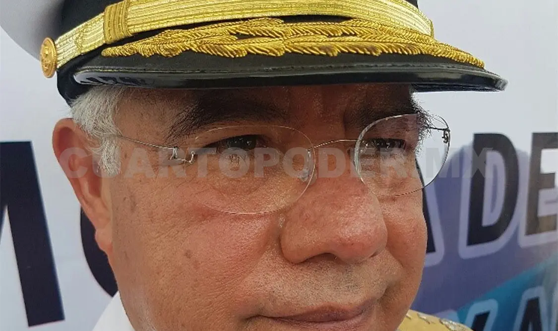 José Antonio Ortiz Guarneros, comandante de la XIV Zona Naval. CP