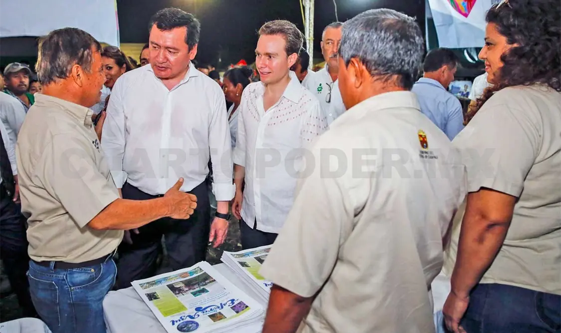 Chong y Velasco arrancan Programa en Frontera Sur