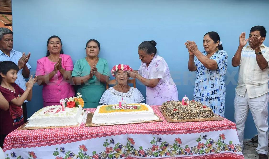 Chiapaneca cumple cien años de vida