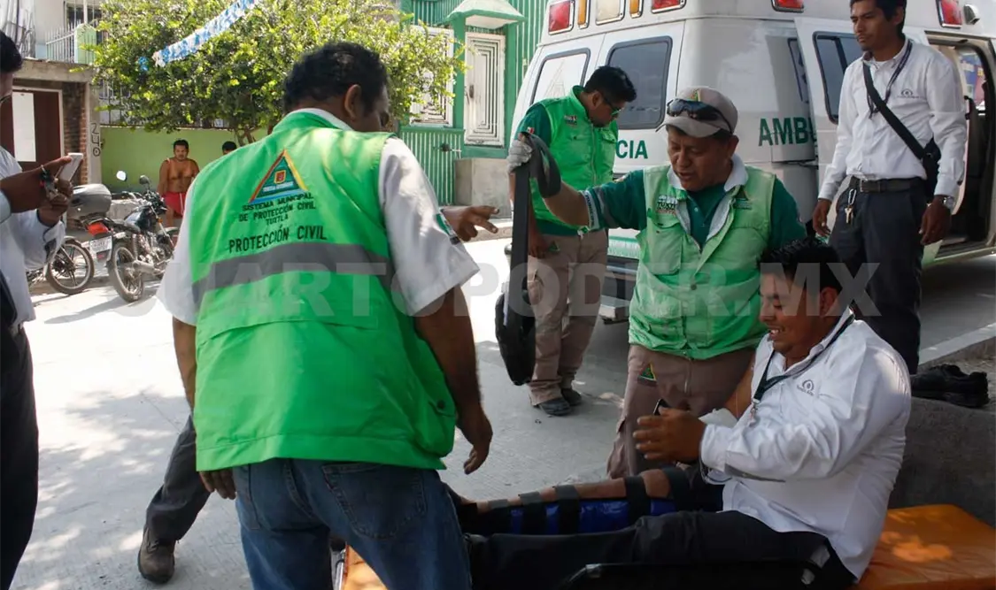 Cobrador muerde el polvo