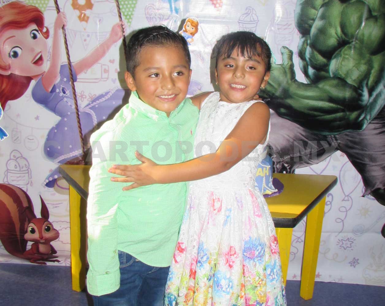 Hermanitos celebran su cumple número 5