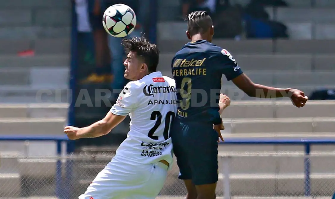 Jaguares en su categoría sub-20 perdió 3-0 ante Pumas, dejando escapar tres puntos en casa. Cortesía