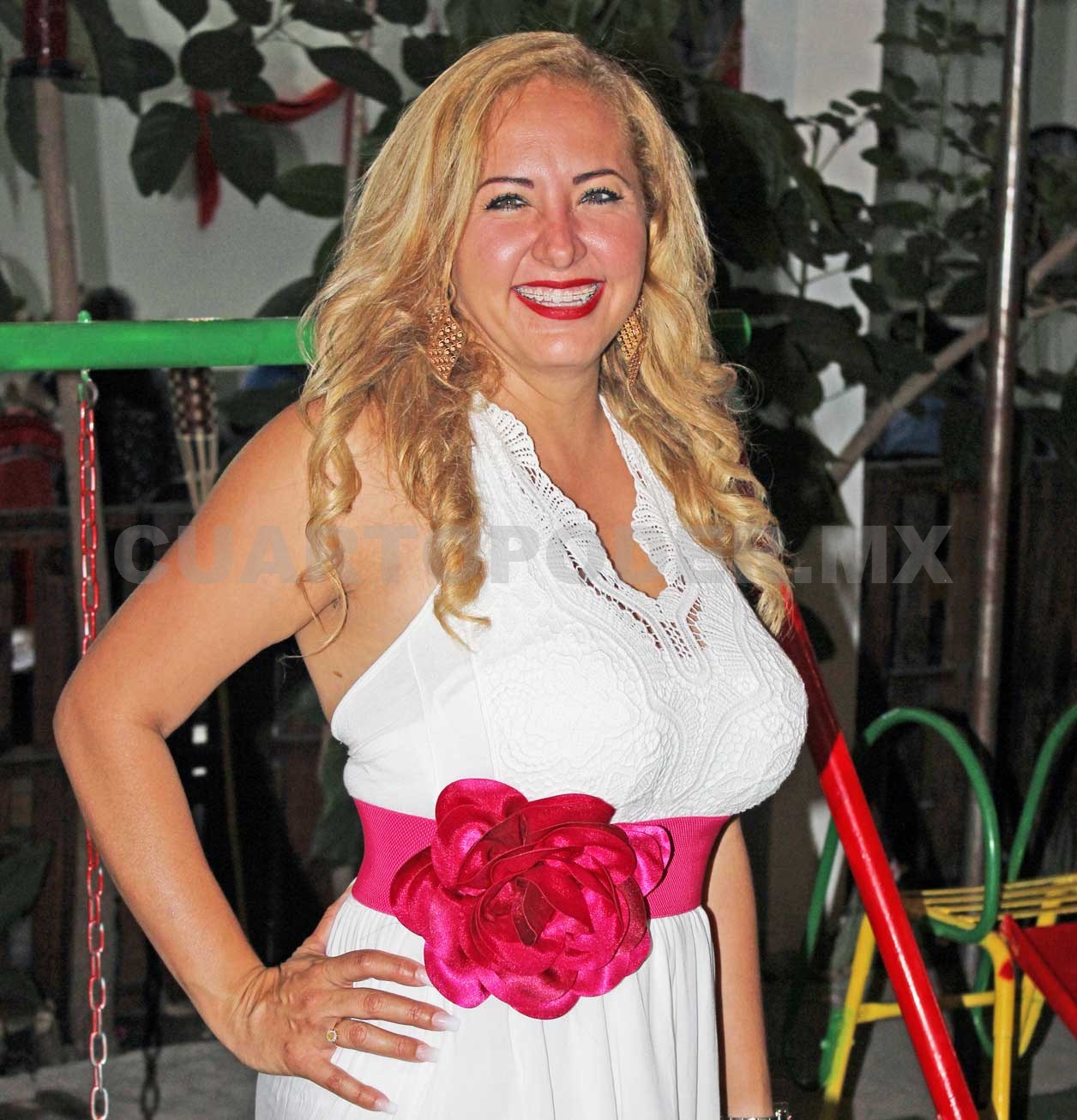 Giovanna estuvo de manteles largos