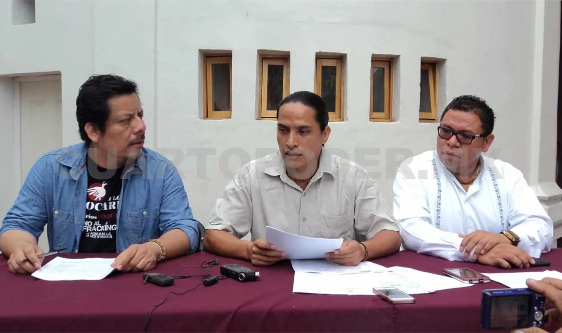 Representantes de los pueblos zoques del norte del estado hicieron un llamado a las autoridades, organizaciones civiles y pueblo de Chiapas. Diana Ramírez/CP