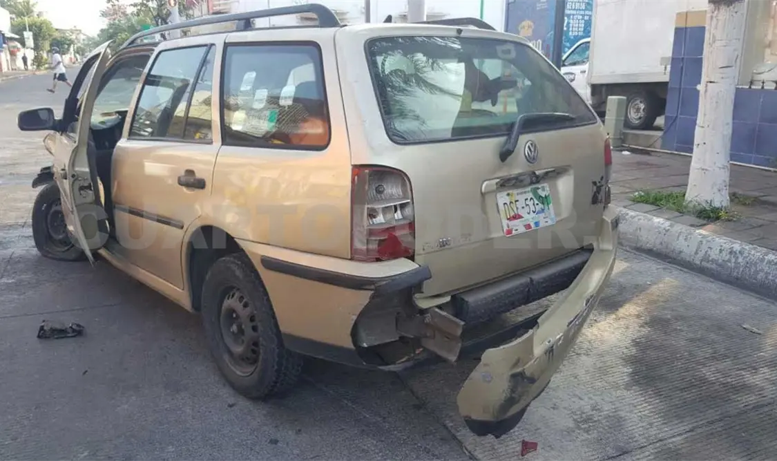 Fuerte accidente deja un lesionado