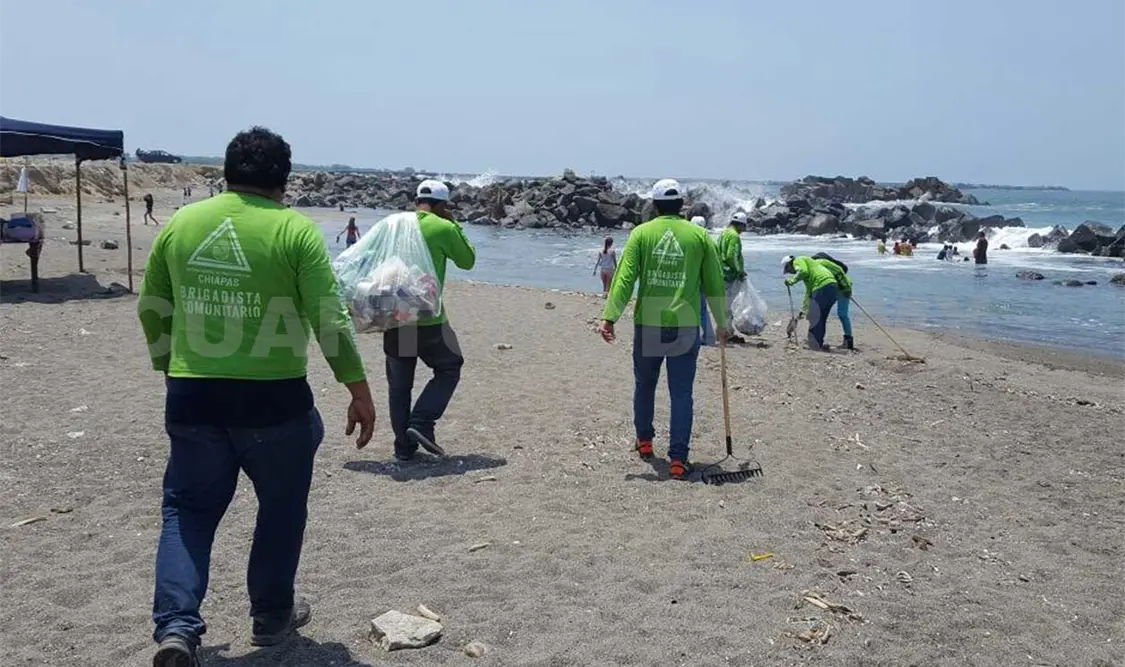 En marcha, operativo de limpieza en playas