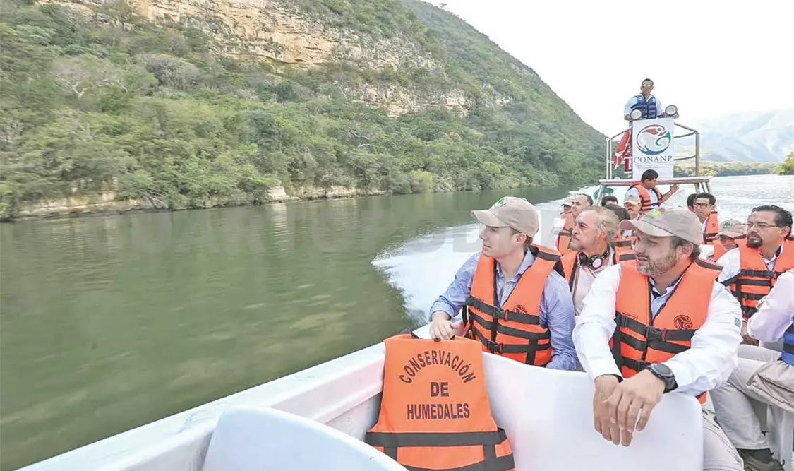 Se reforzó el operativo de limpieza en el Cañón del Sumidero, considerado uno de los sitios turísticos más importantes de la entidad. CP