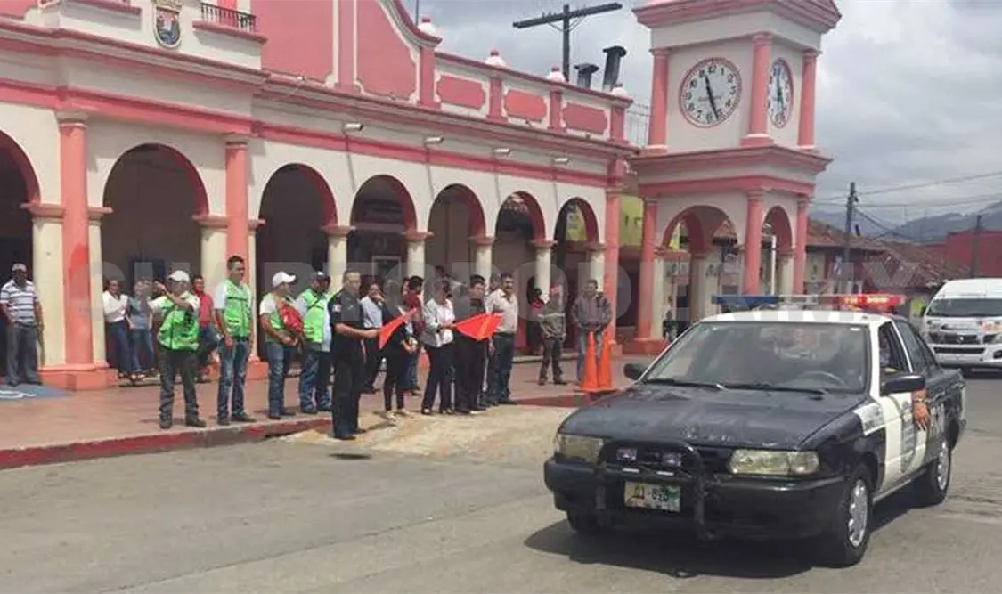 En marcha, operativo de seguridad en Teopisca