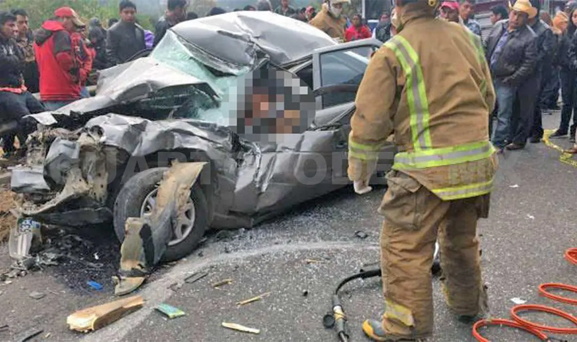 Dos muertos y dos lesionados en autopista