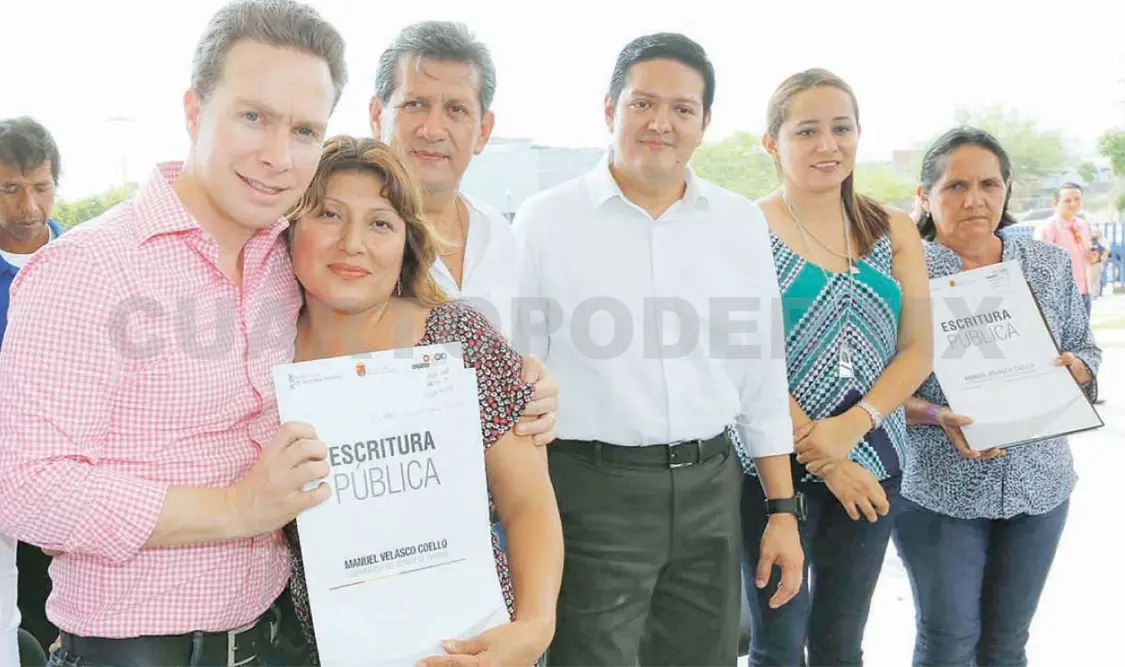 Afectados por Stan reciben de Manuel Velasco certeza jurídica