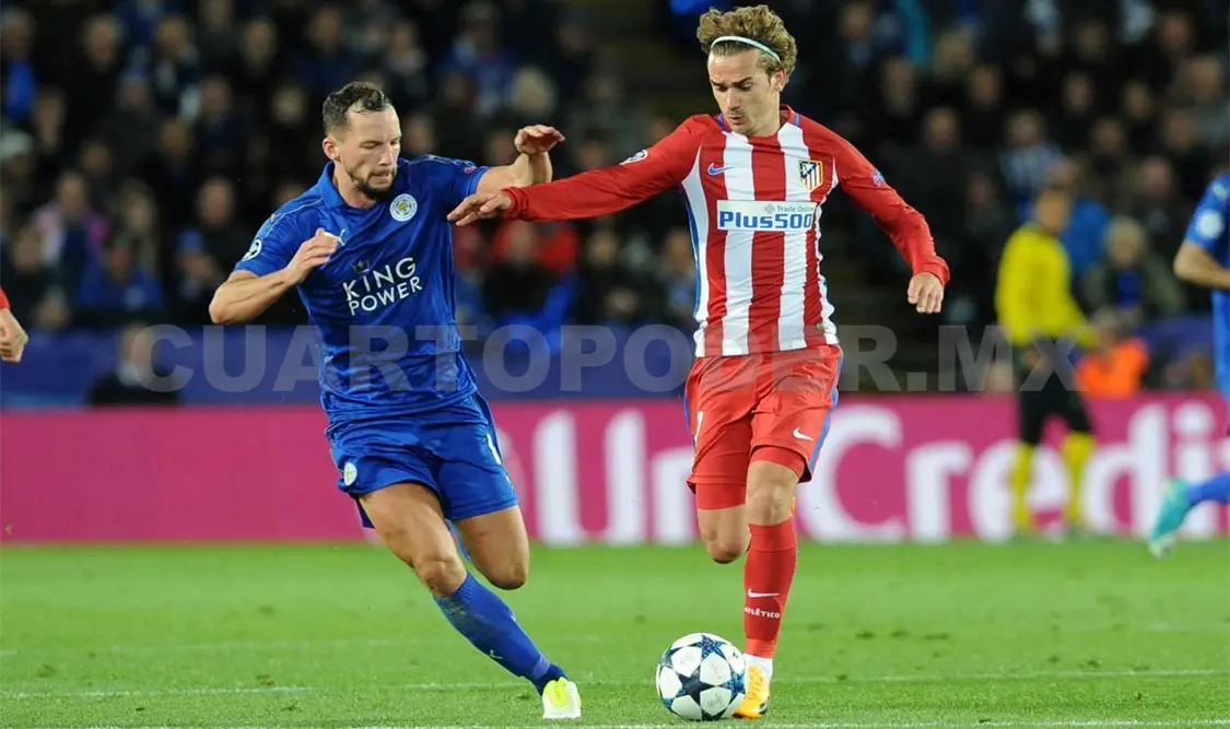 Atlético empata y avanza ante Leicester