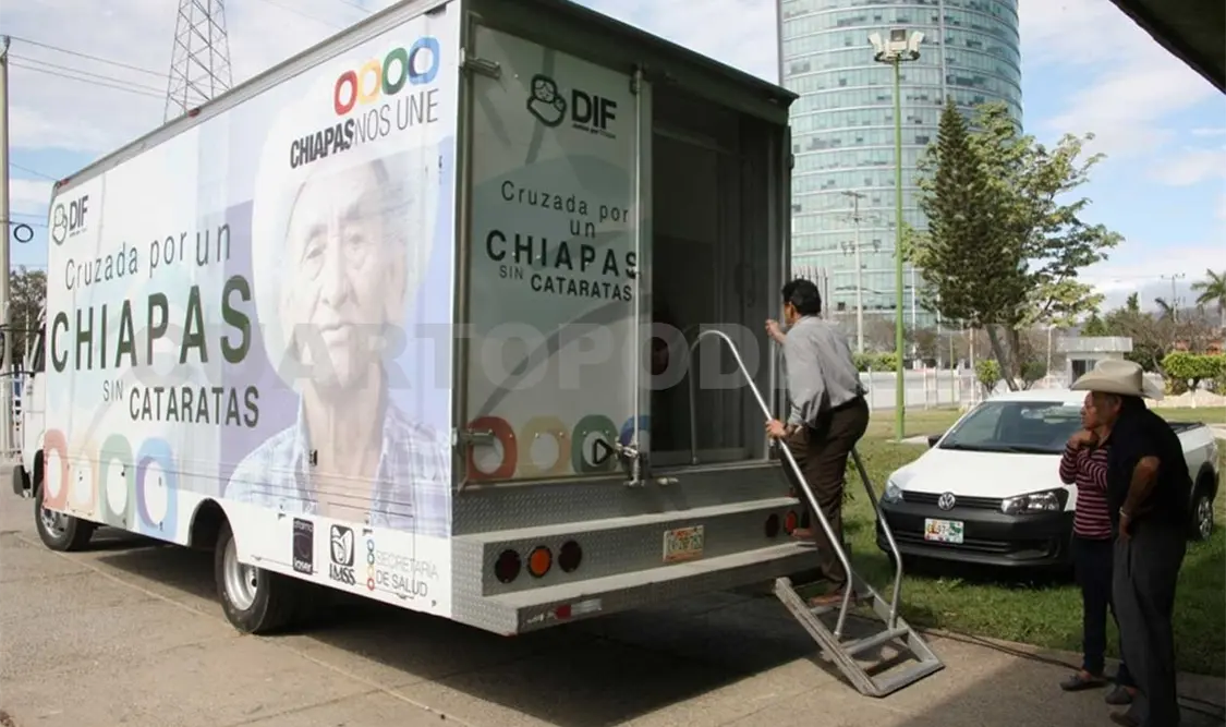 Invitan a la Cruzada por un Chiapas Libre de Cataratas