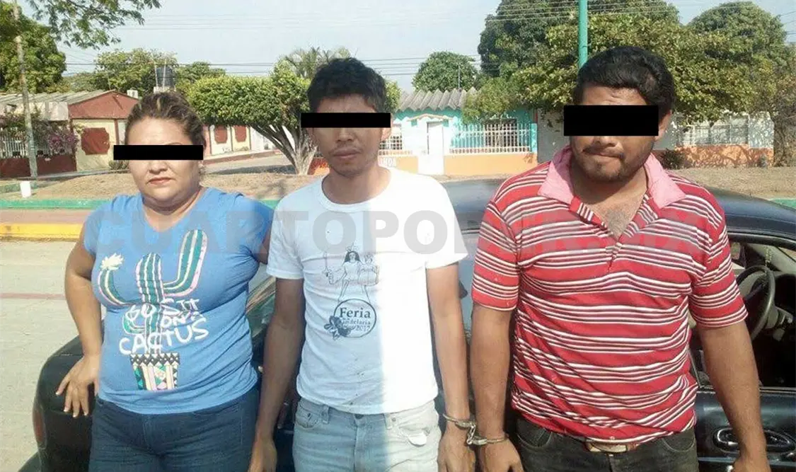 Detienen a tres por violento robo