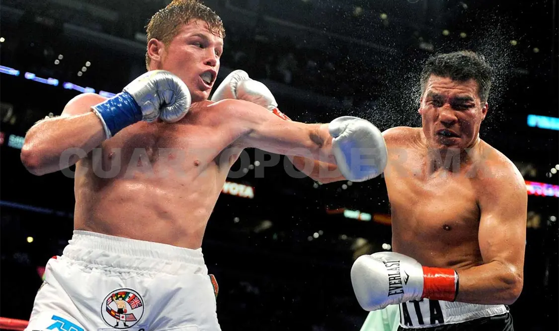 Promotor busca confiscar bolsa de “El Canelo”