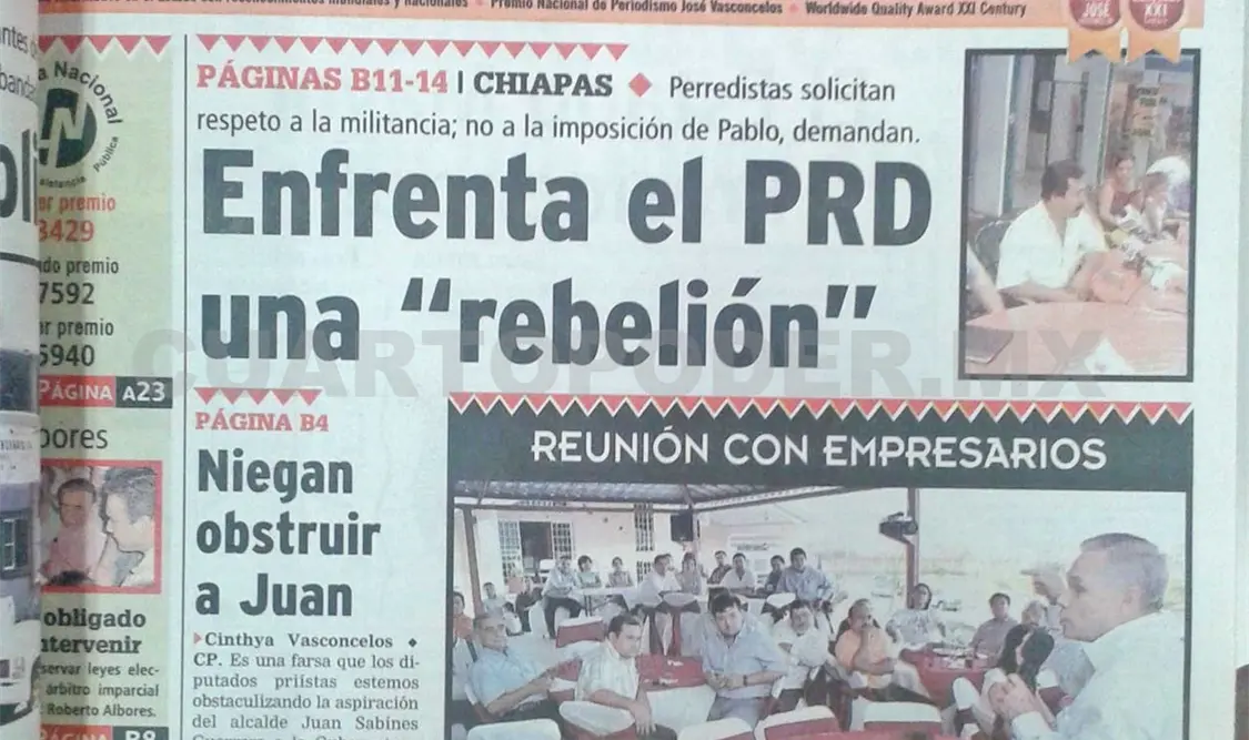 Siniestro pasado: Pablo Salazar está obligado a no intervenir