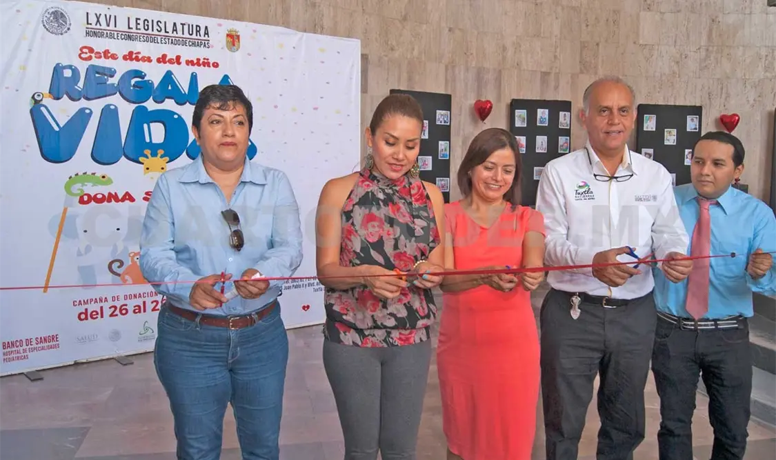 Inauguran campaña de donación de Sangre
