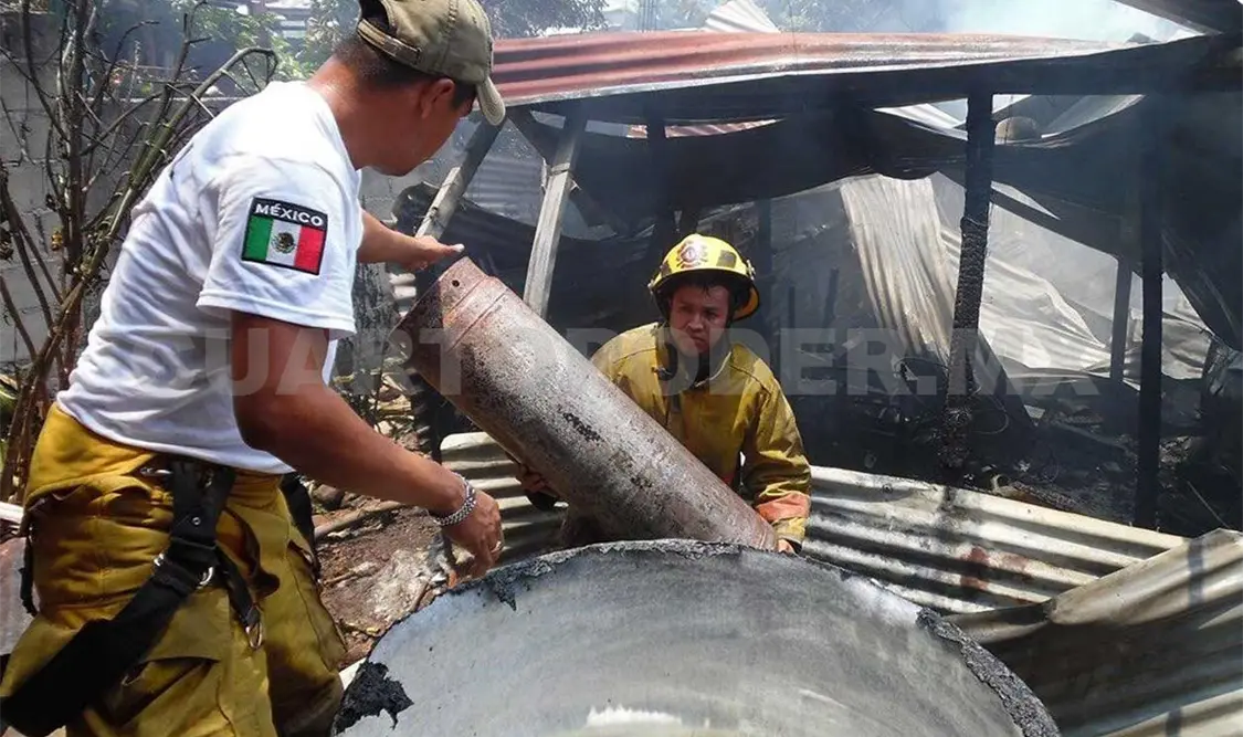 Incendio termina con un domicilio
