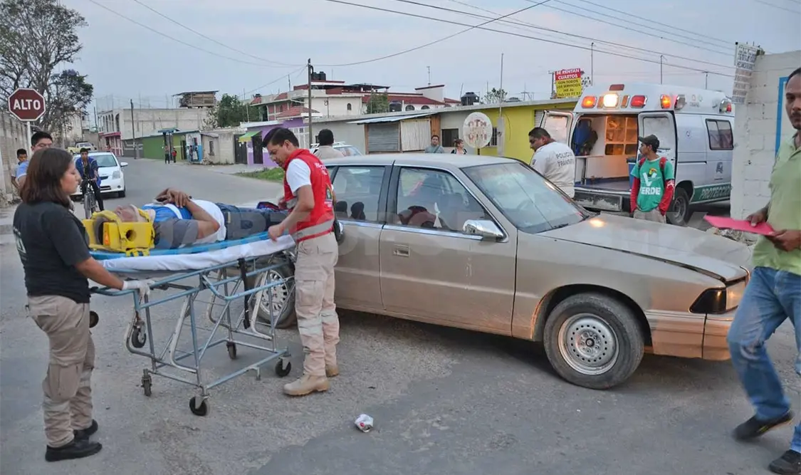 Fuerte accidente deja un lesionado