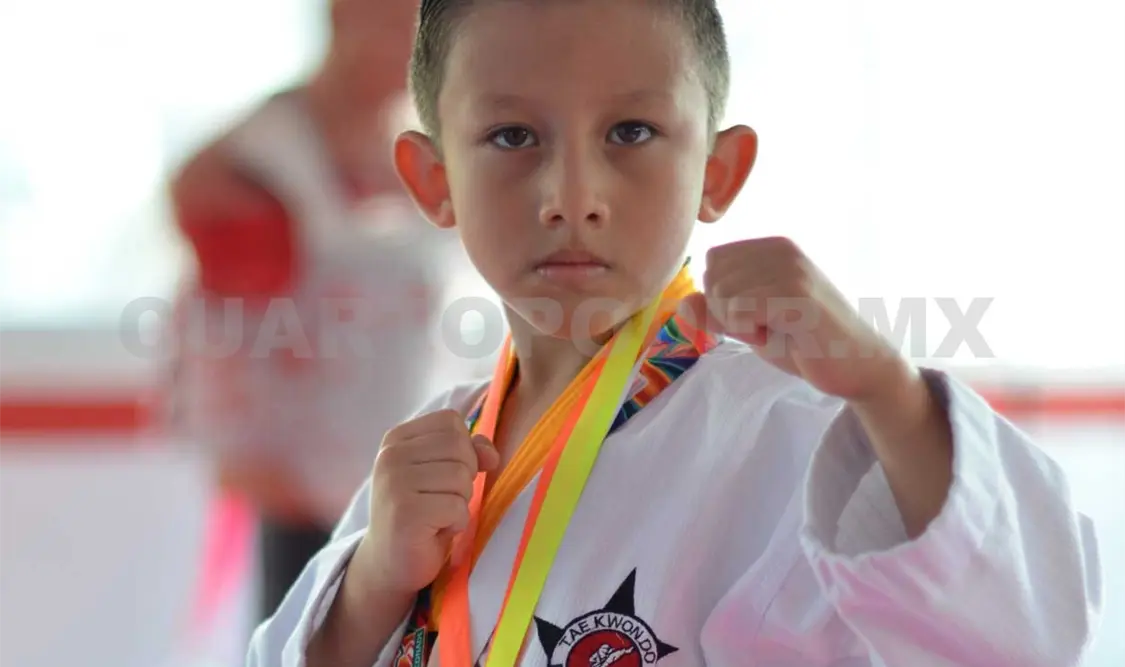 Alejandro, un niño que promete en el TKD