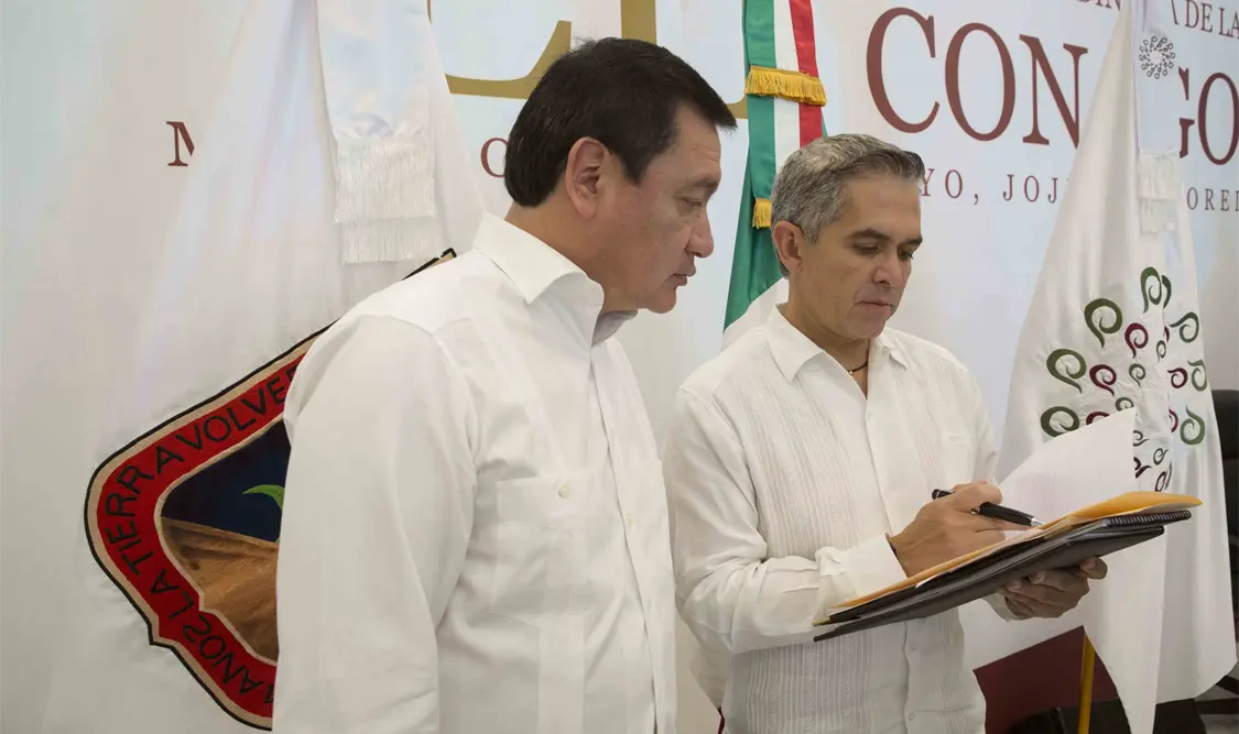 Miguel Ángel Mancera asume presidencia de la Conago