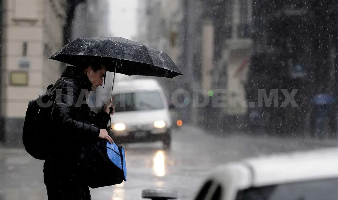 Lluvias intensas por nuevo frente frío