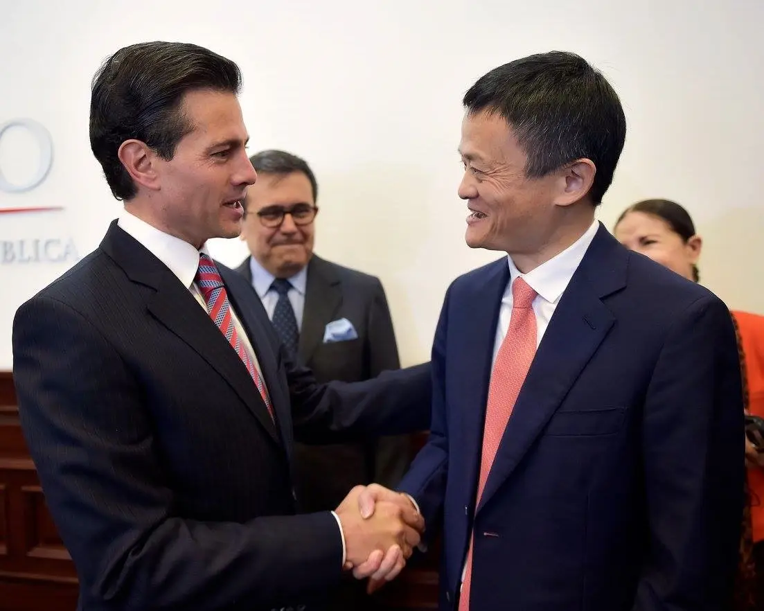 Enrique Peña Nieto se reunió con Jack Ma, Presidente Ejecutivo de Grupo Alibaba