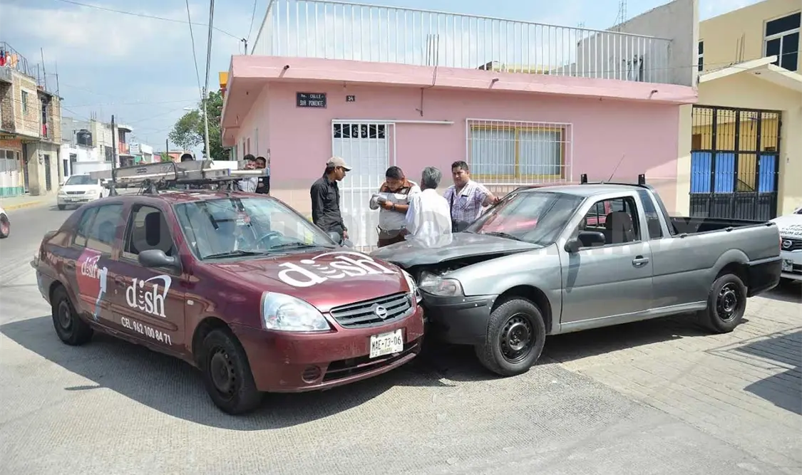 Despistado ocasiona accidente