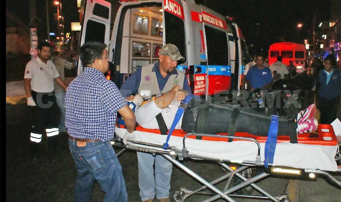 Accidente carretero deja 11 lesionados