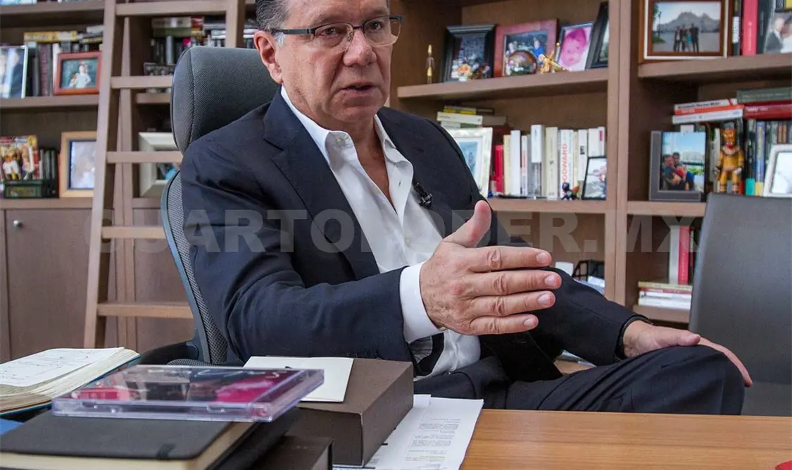 Fernández Menéndez, periodista. NTX