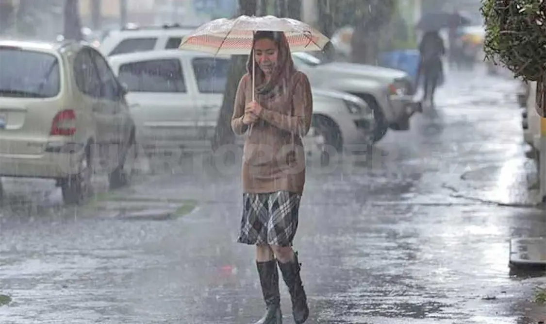 Prevén lluvias al sur del país