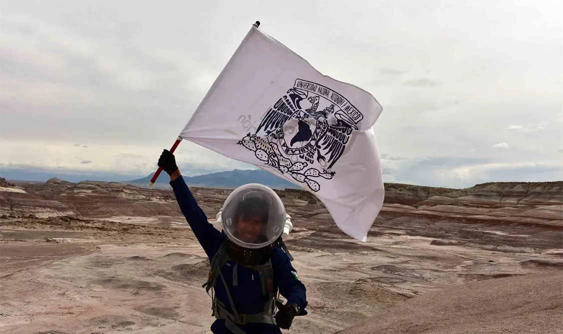 Estudiante Yair Piña destaca colaboración latinoamericana en simulacro de misión a Marte