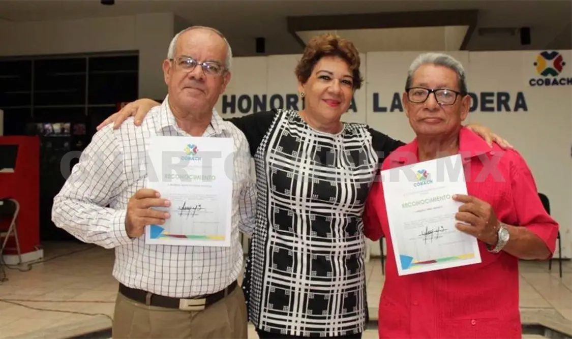 Reconocen a trabajadores pensionados del Cobach