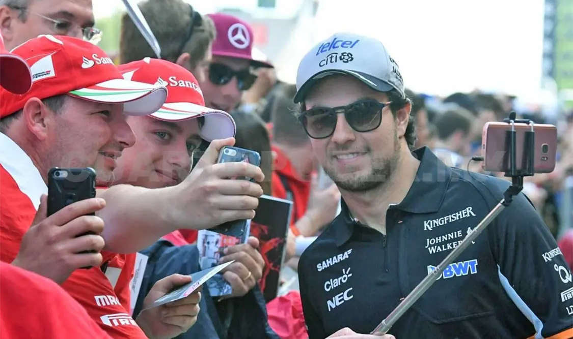 “Checo” Pérez tiene intensa actividad