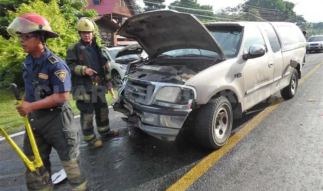 Un lesionado en accidente múltiple