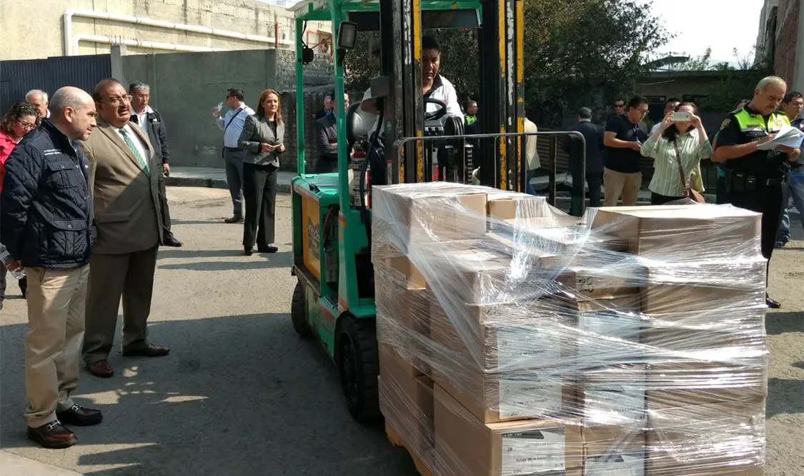 Distribuyen documentación electoral en Estado de México