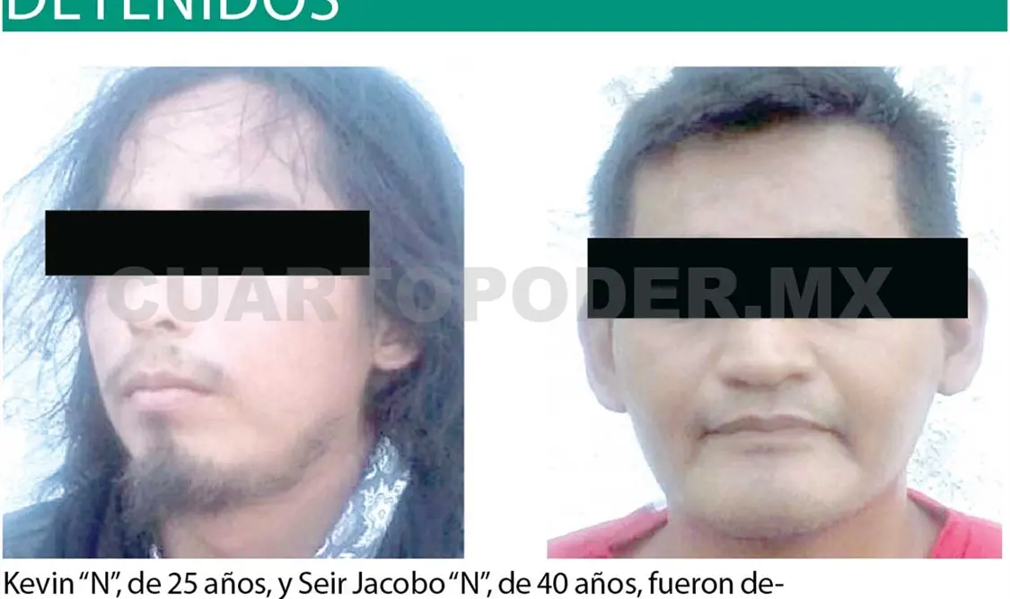 Detienen a sujetos en flagrancia por robo