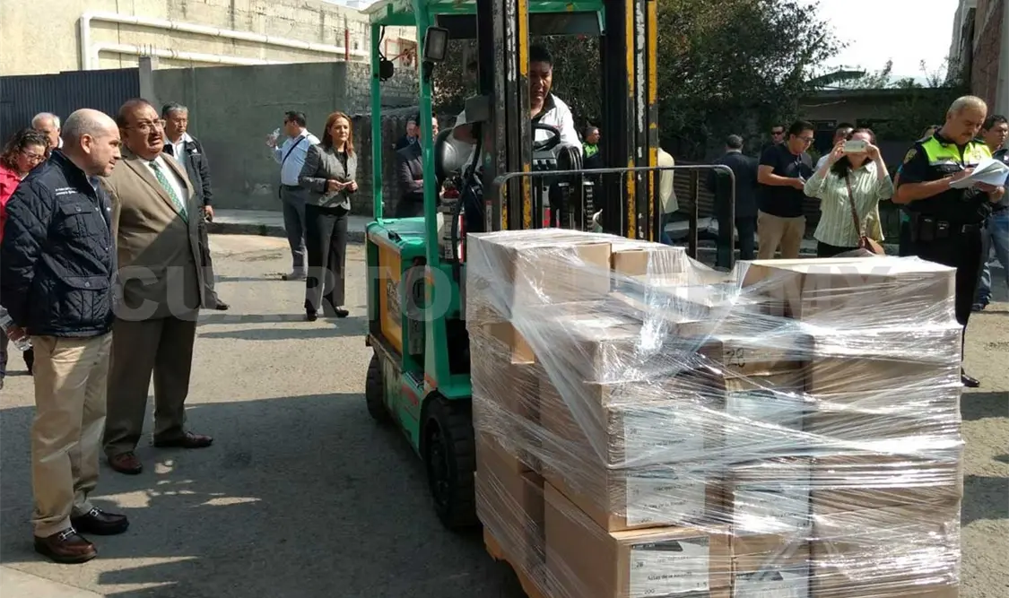 Distribuyen papelería electoral en Edomex