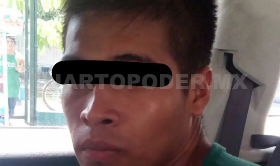 Aseguran a sujeto por robo a propiedad